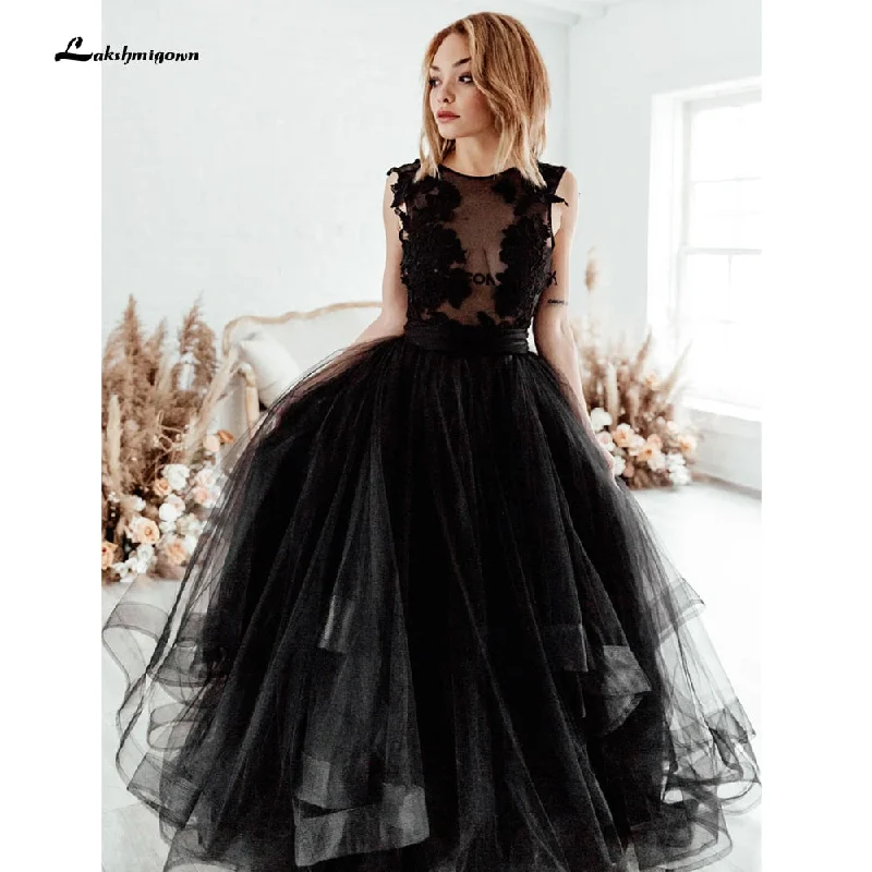 Roycebridal Gothic Black Wedding Dress 2021 Ruffle Ball Gown Bride Dress Backless Robe de Mariage Dresses for women Lakshmigown Roycebridal Gothic Black Wedding Dress 2021 Ruffle Ball Gown Bride Dress Backless Robe de Mariage Dresses for women Lakshmigown