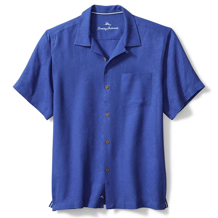 Casual Men's Button-Down ShirtsTommy Bahama Tropic Isles Camp Shirt - Cobalt Haze