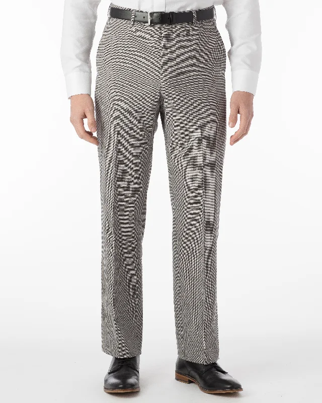 Men's Pants with Welt PocketsBallin Pants - Dunhill Black & White Houndstooth