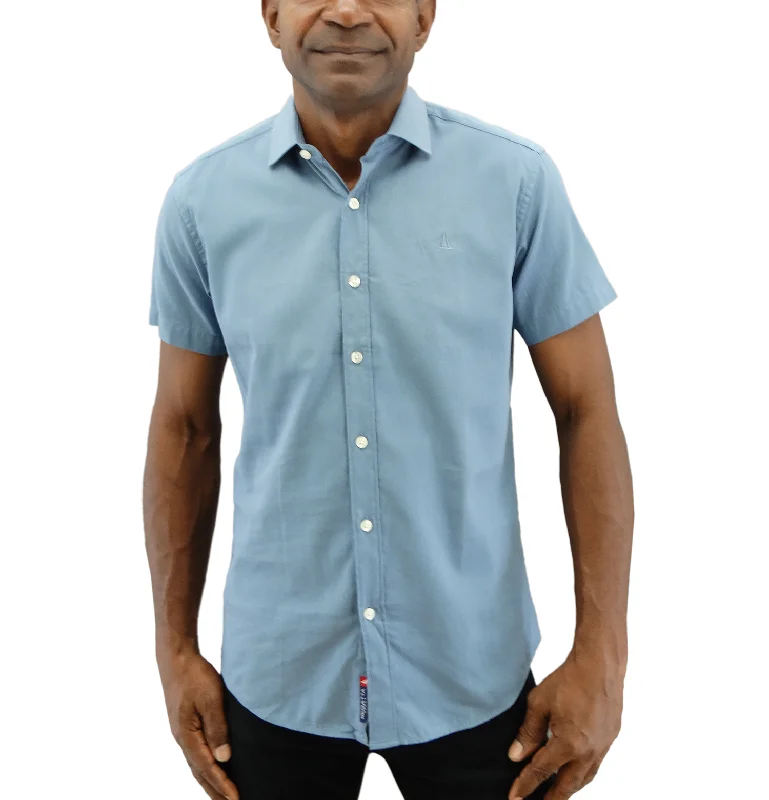 Men's Smart Casual Shirts for Business Casual SettingsRMS31116, Regatta - Men's Slim Fit Short Sleeve Sport Shirt (S-XL)