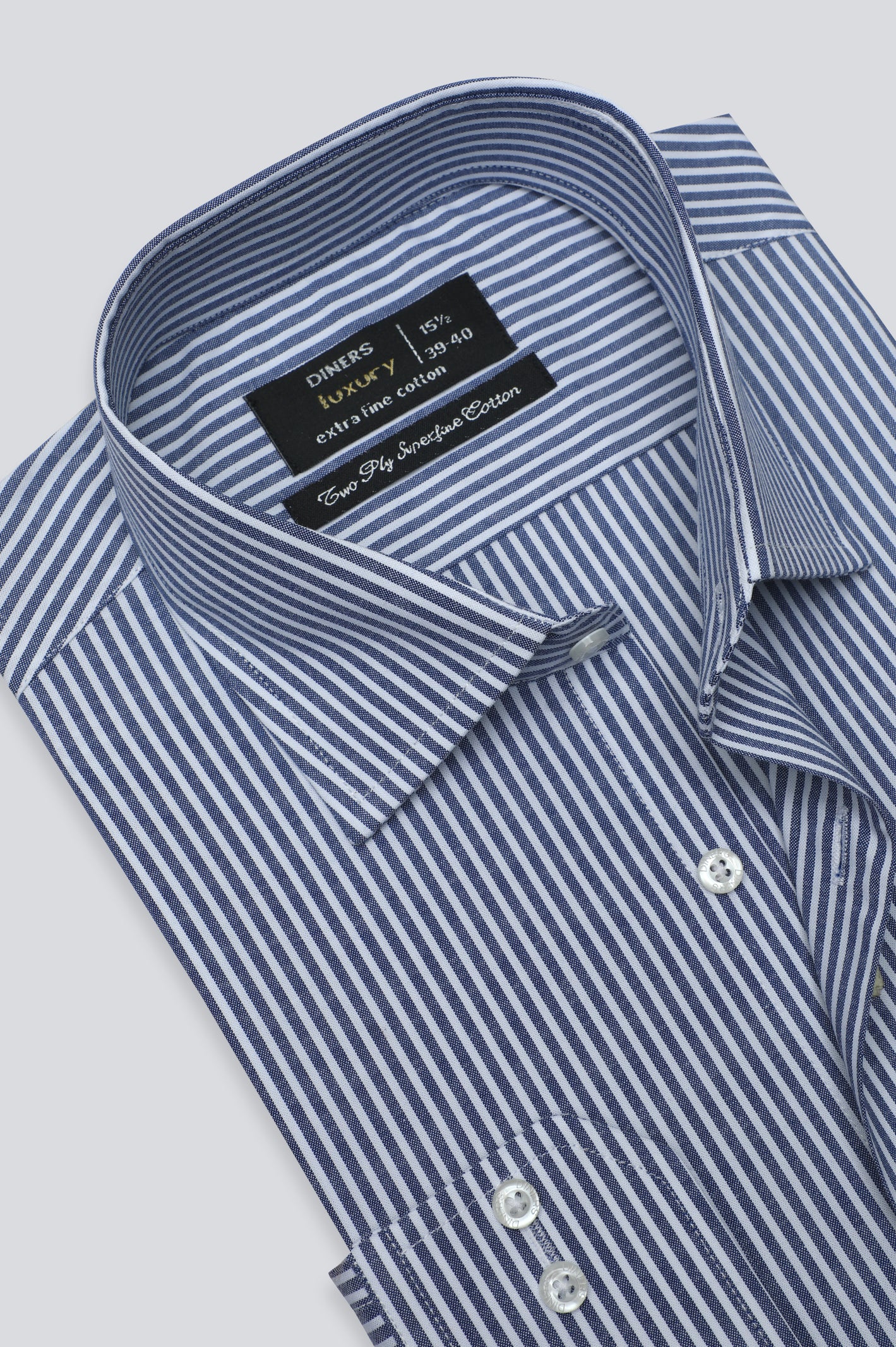 Blue Candy Stripe Formal Shirt