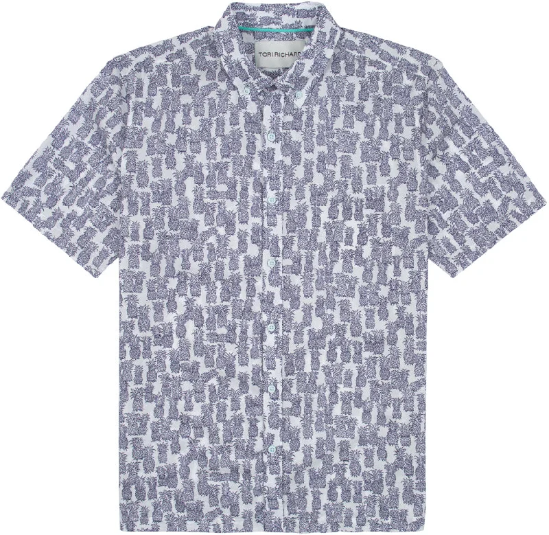 Men's Polo Shirts for Sports and Casual WearTori Richard Anana Day Camp Shirt - White Men's Polo Shirts for Sports and Casual WearTori Richard Anana Day Camp Shirt - White