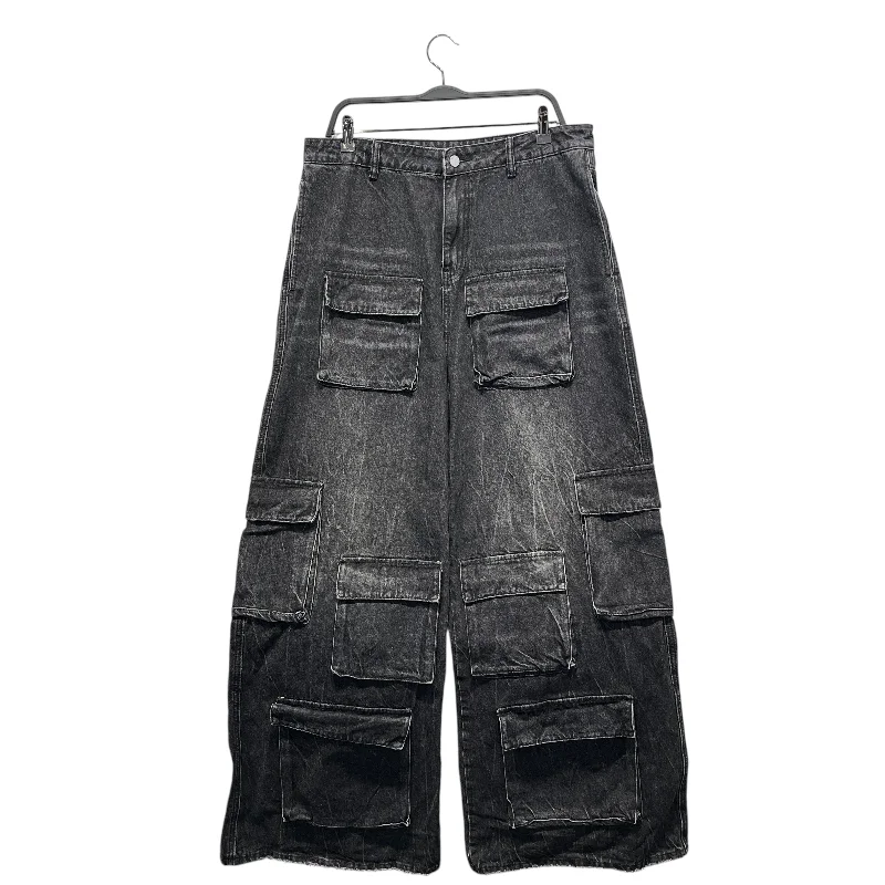 Casual Men's JeansTribal /Cargo Pants/34/Denim/BLK/