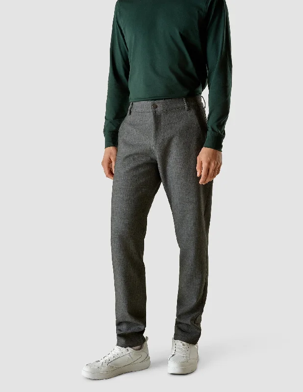 Stylish Men's Cargo PantsHeavy Edition Pants Slim Dark Grey Melange