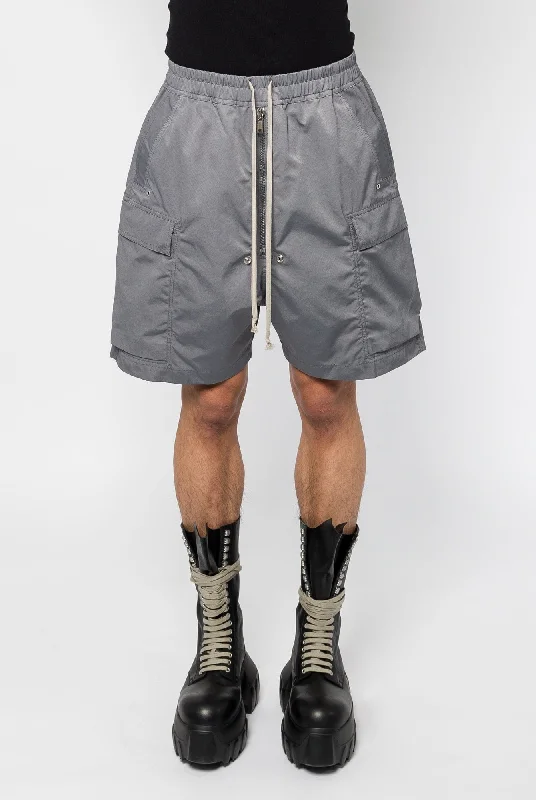 Men's Corduroy Pants for FallRick Owens DRKSHDW Cargobela Shorts in Stone