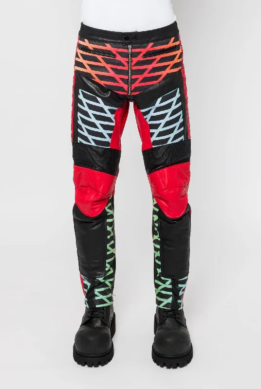 Men's Patterned Pants with ChecksLu'u Dan Slim Fit Speed Pants