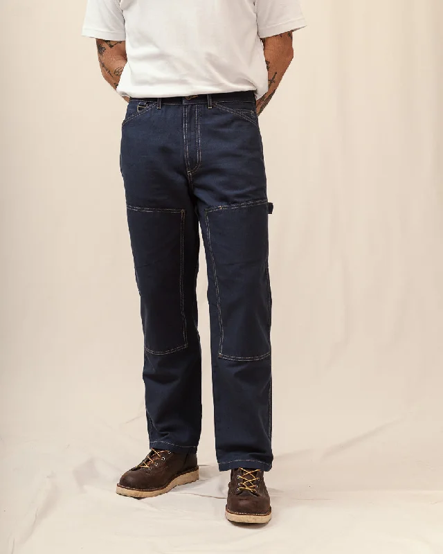 Men's Pants with Flat-Front DesignsGarage Double Knee Pants - Navy