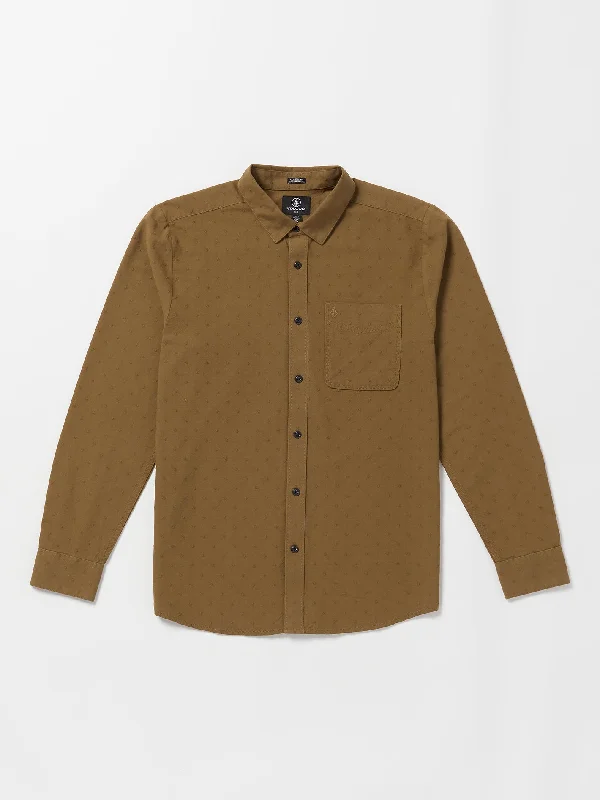 Jeans for Men with a Curvy BodyDate Knight Long Sleeve Shirt - Mud