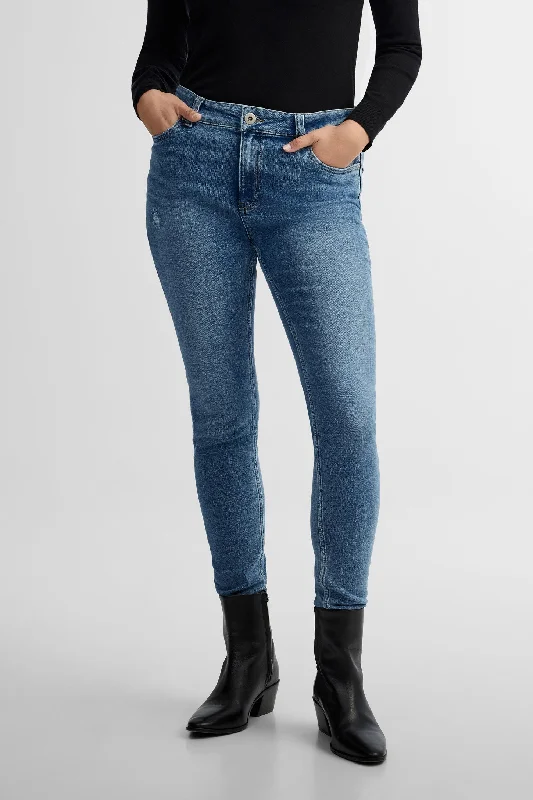 Men's Jeans with Stretch FabricJeans taille basse coupe ajustée - Femme