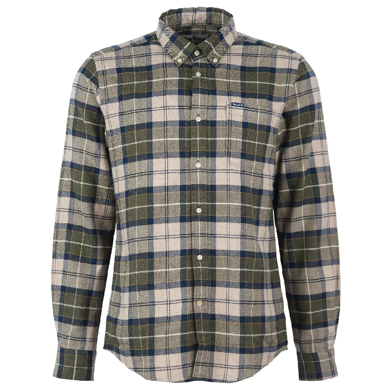 Men's Short-Sleeve Shirts for Warm WeatherBarbour Men's Kyeloch Tailored Fit Shirt in Forest Men's Short-Sleeve Shirts for Warm WeatherBarbour Men's Kyeloch Tailored Fit Shirt in Forest