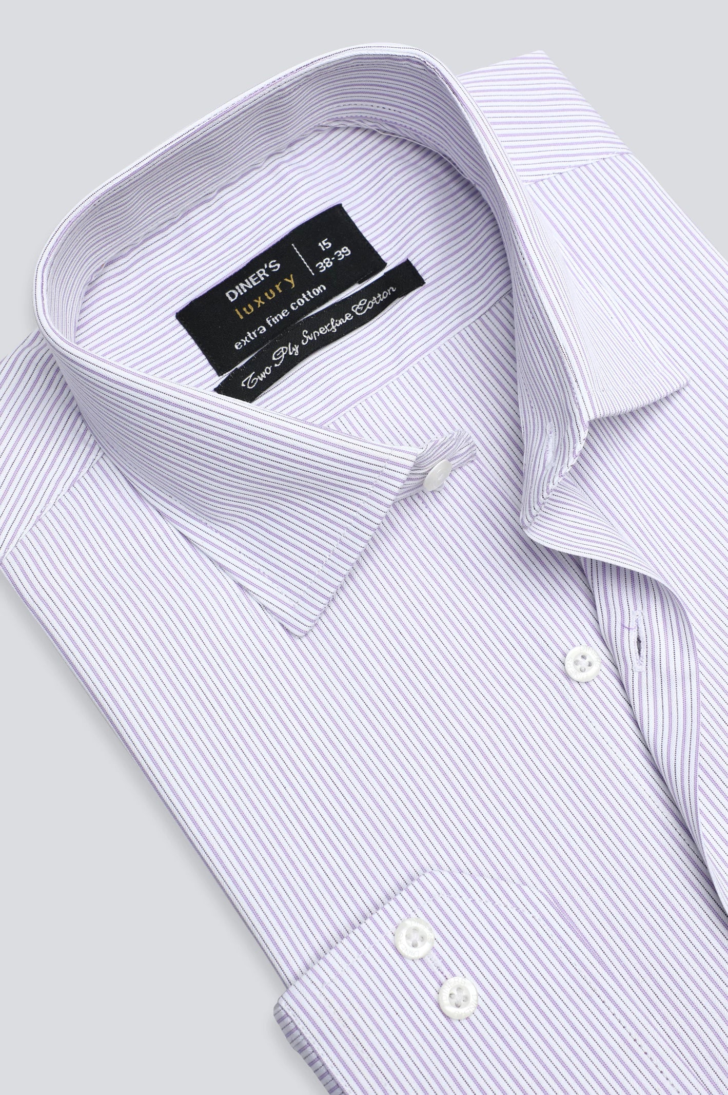 Purple Stripes Formal Shirt