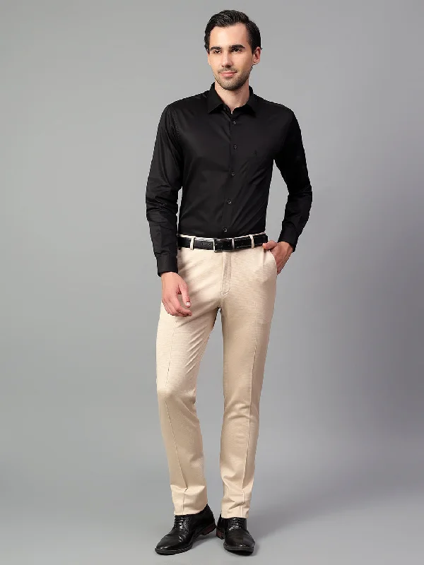 Men's Geometric Print Shirts for a Modern TwistMen's Black Solid Full Sleeve Partywear Shirt Men's Geometric Print Shirts for a Modern TwistMen's Black Solid Full Sleeve Partywear Shirt