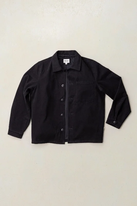 Men's Coats with Embroidered DetailsEdison Jacket Vintage Black