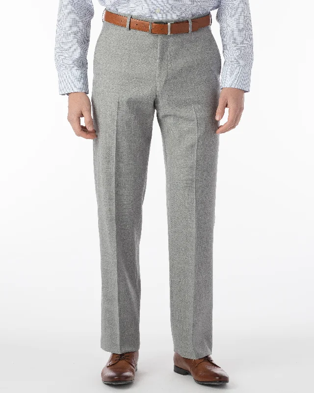 Men's Yoga Pants for FlexibilityBallin Pants - Dunhill Super 120’s 4 Harness Serge - Light Grey Men's Yoga Pants for FlexibilityBallin Pants - Dunhill Super 120’s 4 Harness Serge - Light Grey
