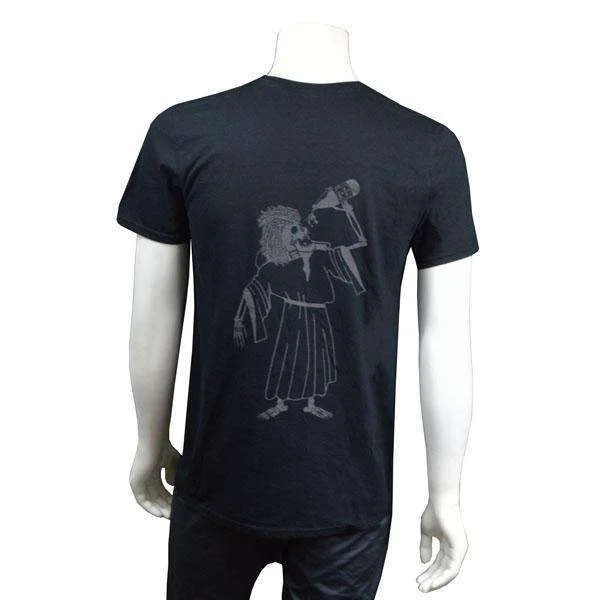 Durable Men's Work ShirtsFINAL SALE: Graphic Tee--Grim on Black