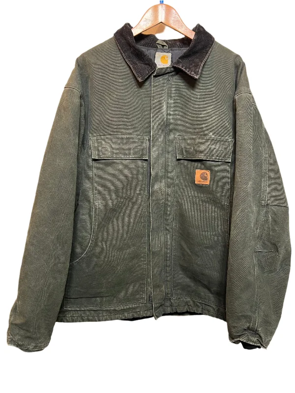 Men's Coats for Ice FishingCarhartt Mens Green Jacket (Size XXL)