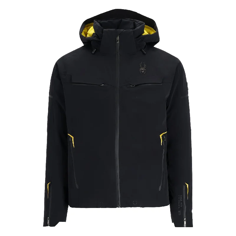 Men's Coats with Contrast StitchingMens Monterosa - Black