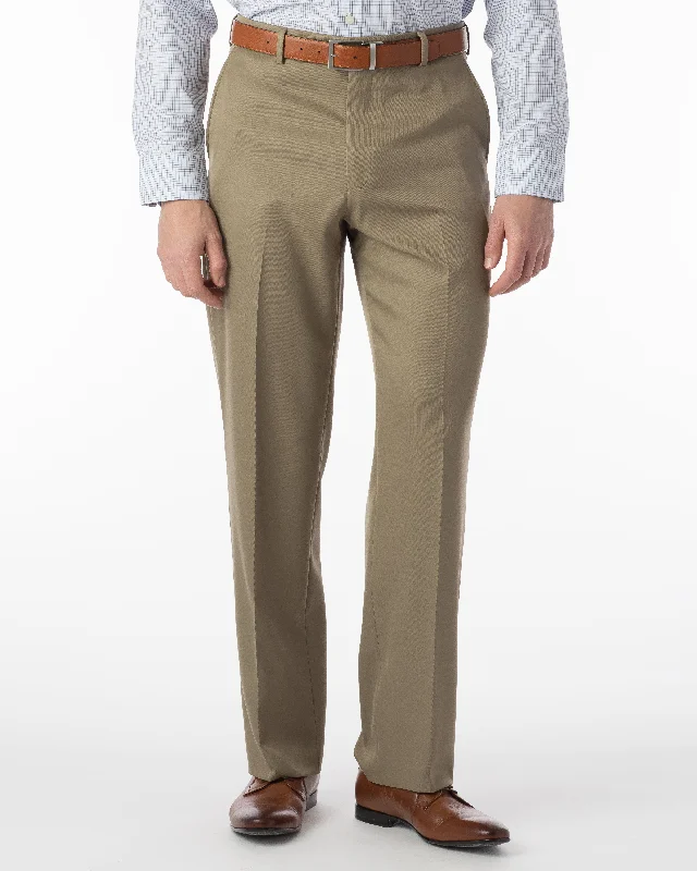 Men's Patterned Pants with ChecksBallin Pants - Dunhill Micro Nano Perf Gab - Sand