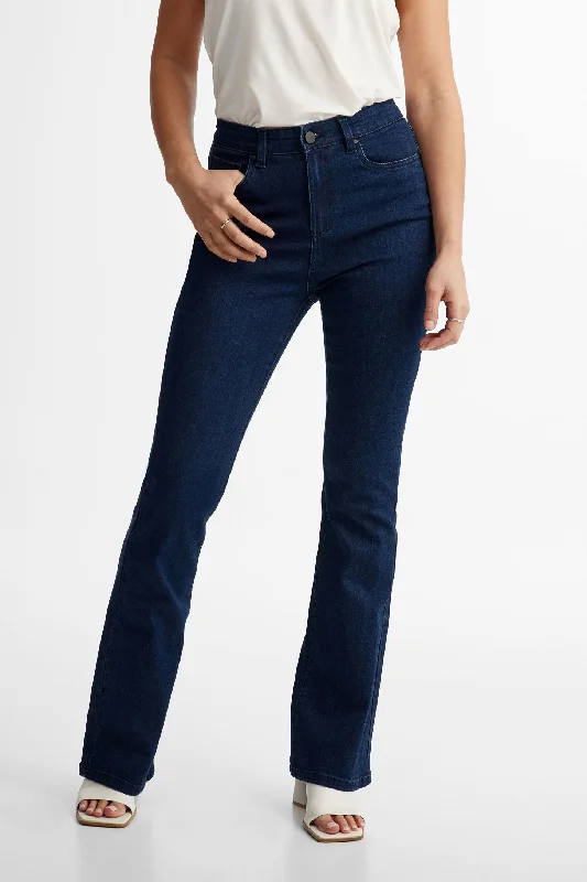 XXXL Men's JeansJeans taille haute jambe évasée - Femme