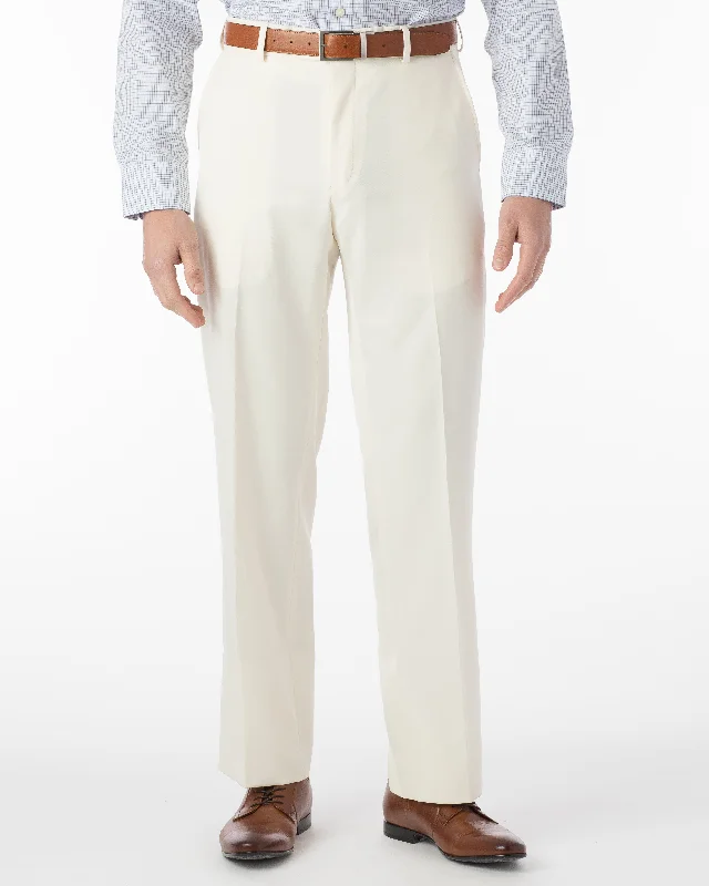 Men's Velcro-Closure Pants for ConvenienceBallin Pants - Dunhill Micro Nano Perf Gab - Oyster Men's Velcro-Closure Pants for ConvenienceBallin Pants - Dunhill Micro Nano Perf Gab - Oyster