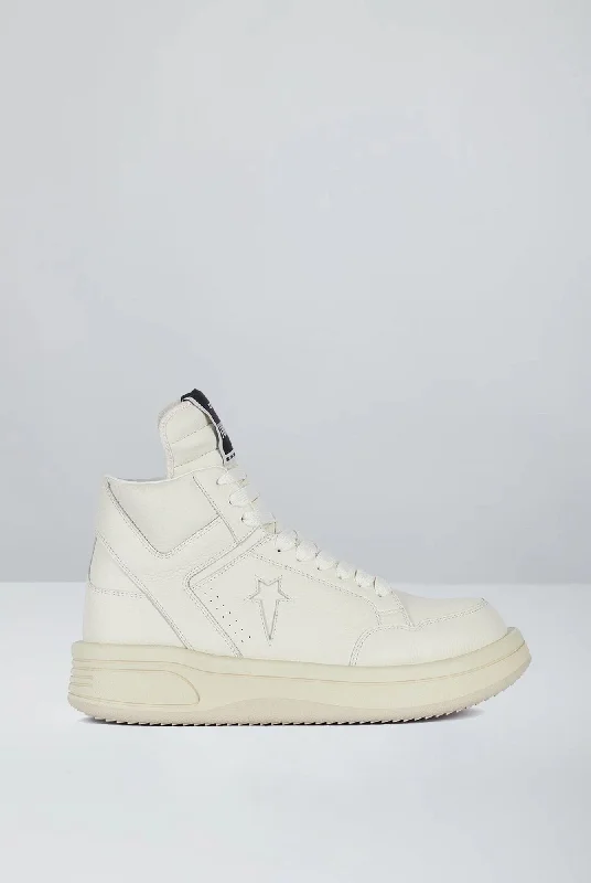 Men's Pants with UV ProtectionRick Owens DRKSHDW x Converse Turbowpn in White/White