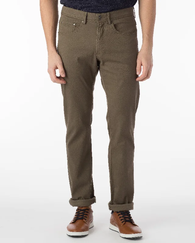 Men's Chino Shorts for Warm WeatherBallin Pants - Crescent Pima Twill - Fatigue