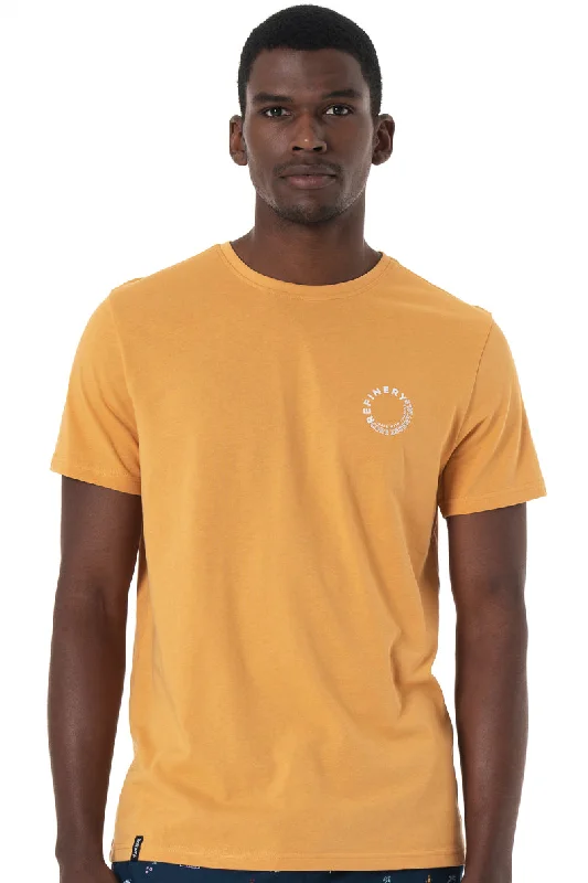 Men's Shirts with CollarsBranded T-Shirt _ 151839 _ Ochre