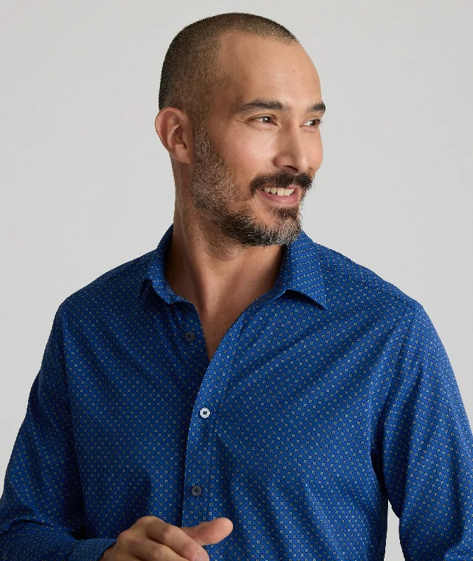 Men's Long-Sleeve Shirts for Year-Round WearWrinkle-Free Performance Shirt