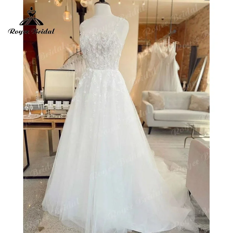 Roycebridal BRIDE,BRIDE EXPLORE All Wedding Dresses,BRIDE EXPLORE Custom Wedding Dresses ๐,BRIDE EXPLORE Plus SizeLace Floral Boho Spaghetti Straps Backless Wedding Dress Square Collar Tulle 2025 Robe Maxi Bridal Beach Wedding Gowns Custom Roycebridal BRIDE,BRIDE EXPLORE All Wedding Dresses,BRIDE EXPLORE Custom Wedding Dresses ๐,BRIDE EXPLORE Plus SizeLace Floral Boho Spaghetti Straps Backless Wedding Dress Square Collar Tulle 2025 Robe Maxi Bridal Beach Wedding Gowns Custom