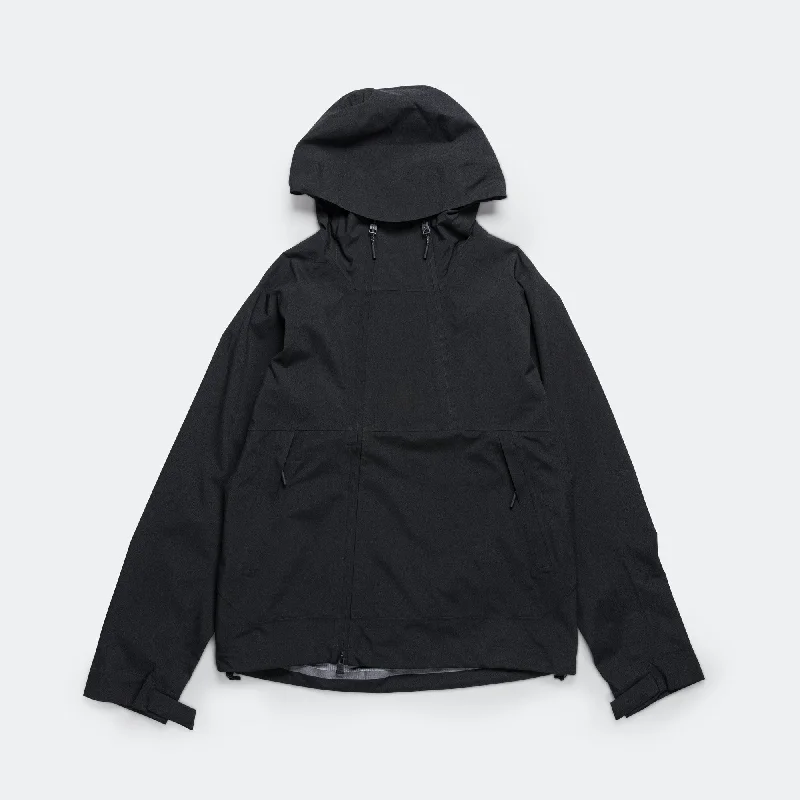 Men's Coats with Hand Warmers3L Waterproof Shell Jacket - Black