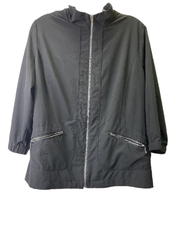 Men's Coats for City WearBlack Jacket Other By Chicos, Size: M