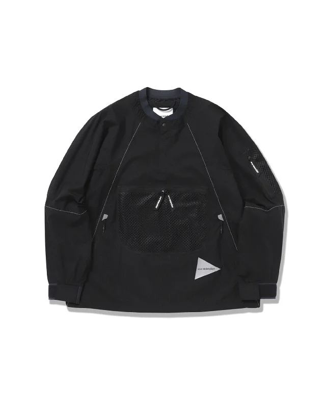 Men's Coats for Skinny MenBreath Rip Pullover Jacket - Black