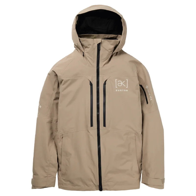 Men's Coats with Hidden PocketsBurton Men's [ak] Swash Gore-tex Jacket 2025 Summit Taupe