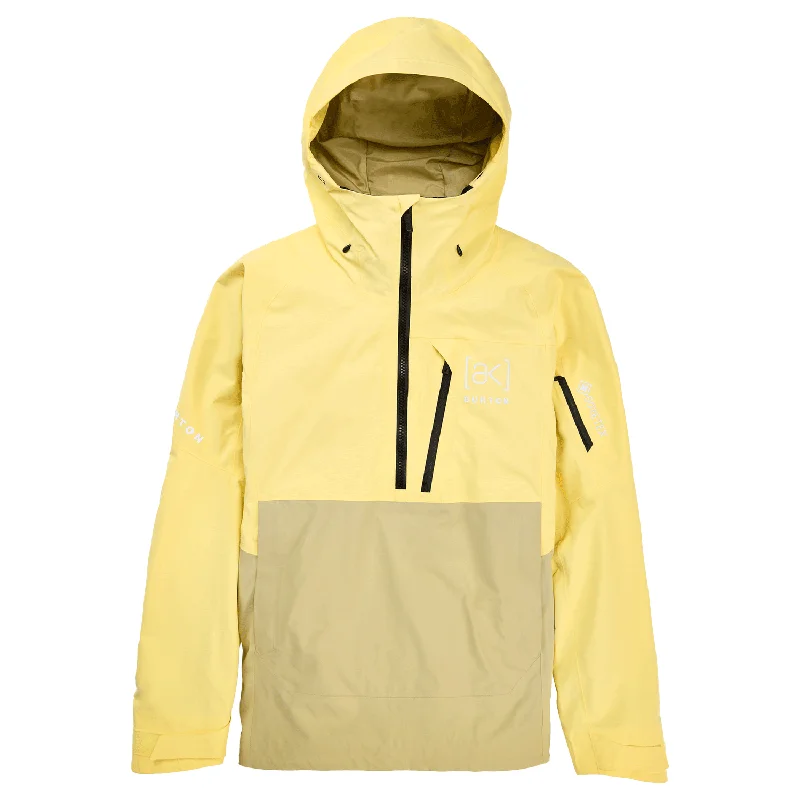 Men's Coats for WalkingBurton Men's [ak] Velocity Gore‑Tex 2L Anorak Jacket 2024 Buttermilk/Mushroom