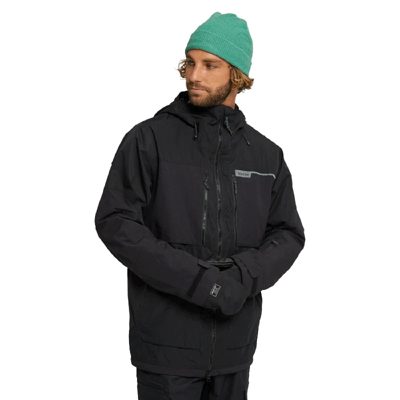 Men's Coats with Contrast StitchingBurton Men's Frostner Jacket 2025 True Black