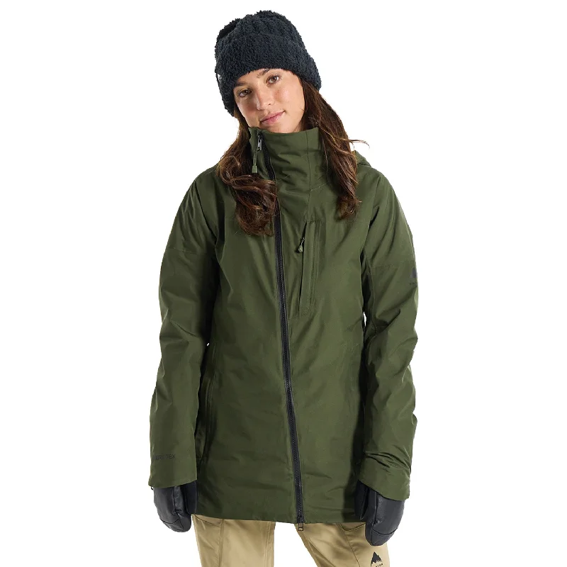 Cool Men's Pea CoatsBurton Women's Pillowline 2L Gore-Tex Jacket 2024 Forest Night