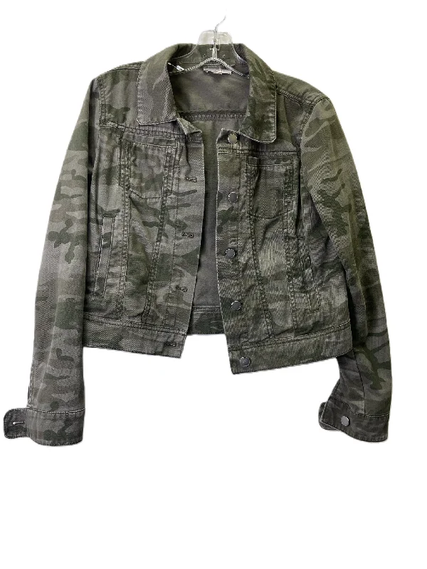 Men's Coats for AutumnCamouflage Print Jacket Denim By Loft, Size: Xs