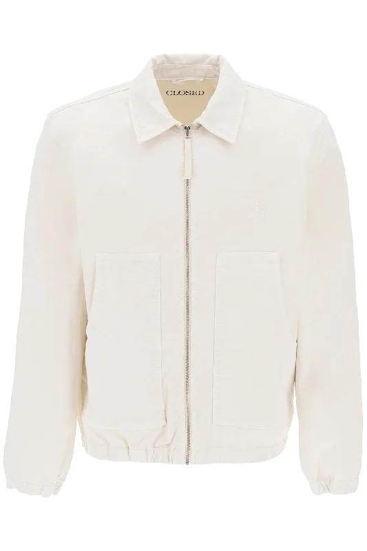 Men's Coats with Removable LiningsCLOSED cotton blouson jacket