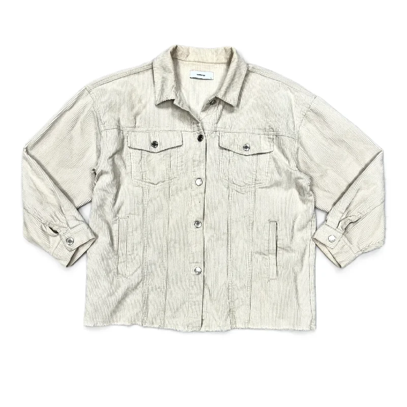 Men's Coats without LiningCream Jacket Other By Reserved, Size: L