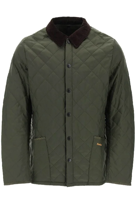 Men's Coats with Ripstop FabricBARBOUR heritage liddesdale quilted jacket