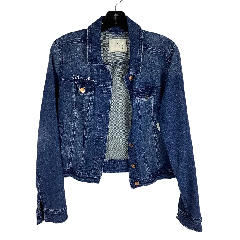 Men's Coats for SnowboardingJacket Denim By A New Day In Blue Denim, Size: S