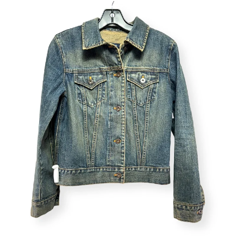 Men's Coats with Reflective StripesJacket Denim By Gap  Size: S
