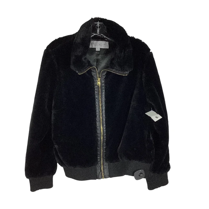 Weather-Resistant Men's CoatsJacket Faux Fur & Sherpa By Andrew Marc In Black, Size: Petite Xl Weather-Resistant Men's CoatsJacket Faux Fur & Sherpa By Andrew Marc In Black, Size: Petite Xl