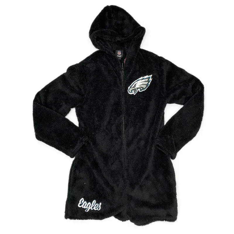 Men's Coats for WorkJacket Faux Fur & Sherpa By Nfl In Black, Size: M