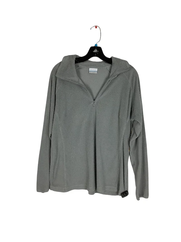 Men's Coats with Contrast StitchingJacket Fleece By Columbia In Grey, Size: Xl