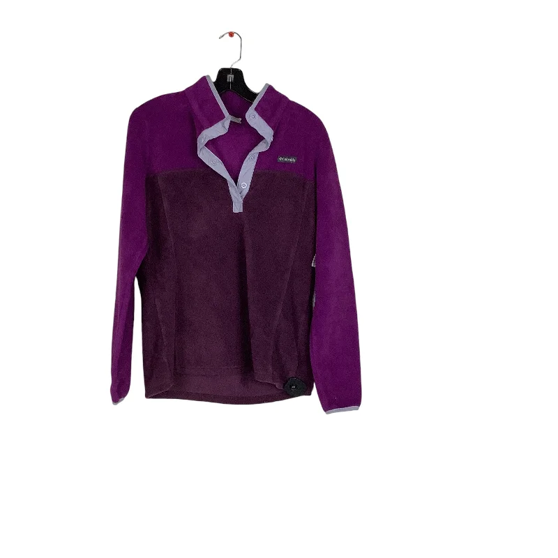 Men's Coats with Stretch FabricJacket Fleece By Columbia In Purple, Size: L