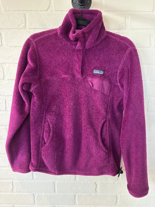 Men's Coats with Belted WaistsJacket Fleece By Patagonia In Purple, Size: S