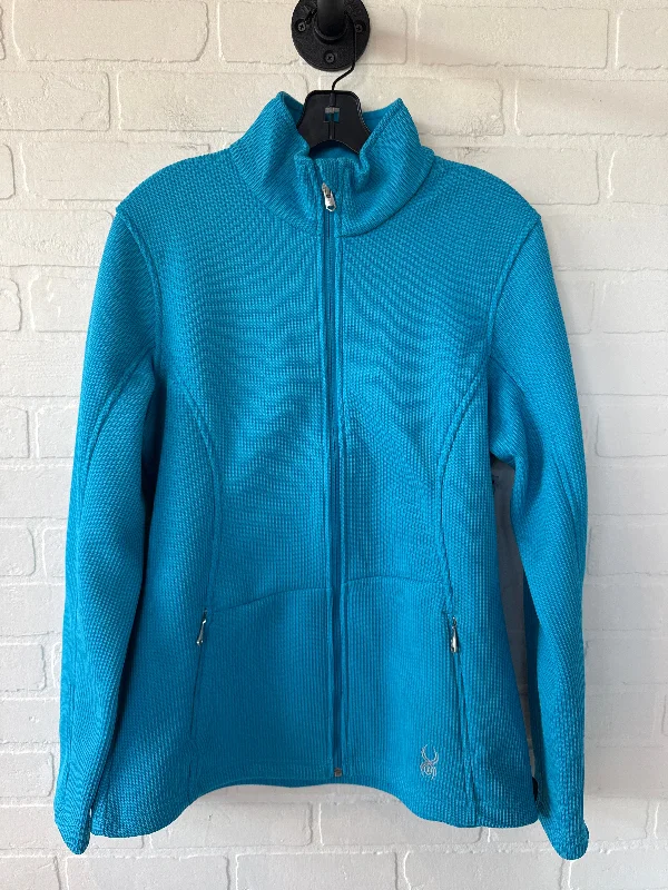 Men's Coats with Quilted LiningJacket Fleece By Spyder In Blue, Size: Xl