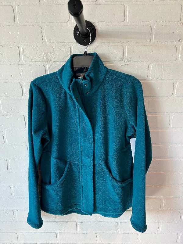 Luxurious Men's Cashmere CoatsJacket Fleece By Talbots In Teal, Size: Mp