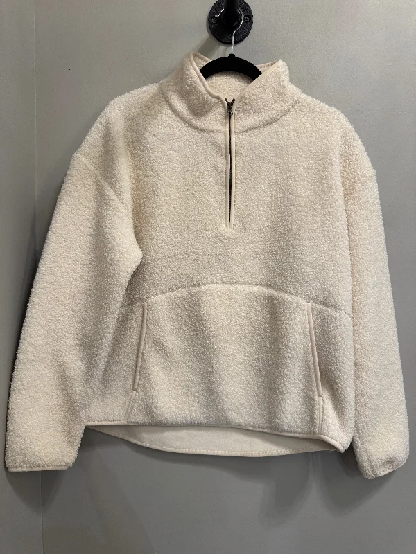 High-Quality Men's Duffle CoatsJacket Fleece By Te Verde In Cream, Size: M